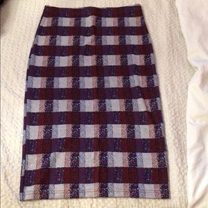 Casual Plaid Skirt from Topshop